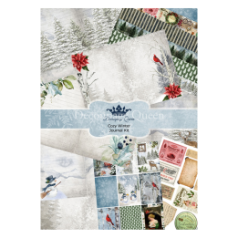 Cozy Winter Journal Pack | Decoupage Queen | Journaling or Scrapbooking | Double Sided Pages