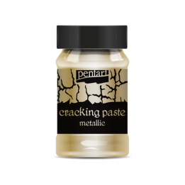 Dark Gold | Cracking Paste | Pentart | 2nd Component to Universal Cracking Primer | 100ml