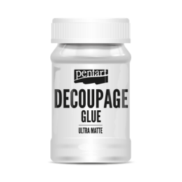 Decoupage Glue and Finishing Varnish Ultra Matte Pentart Mixed Media 100ml