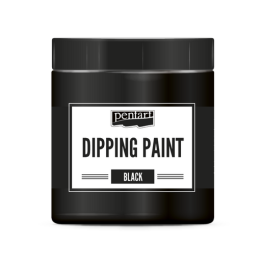 Dipping Paint Black | Water Based | Pentart | Mixed Media | 250ml