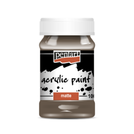 Earthy Brown | Acrylic Paint | Matte | Mixed Media | Pentart | 100ml