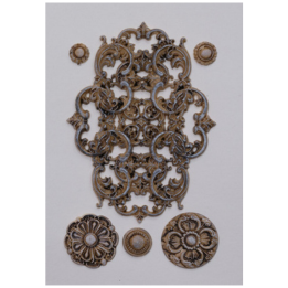 Oval Ornament Decor Silicone Mould LaBlanche 8x5 Limited Edition