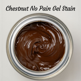 Chestnut No Pain Gel Stain | Dixie Belle Paint | Oil Based Wood Stain | 16oz