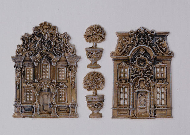 Baroque Houses  Decor Silicone Mould LaBlanche 8x5 Limited Edition