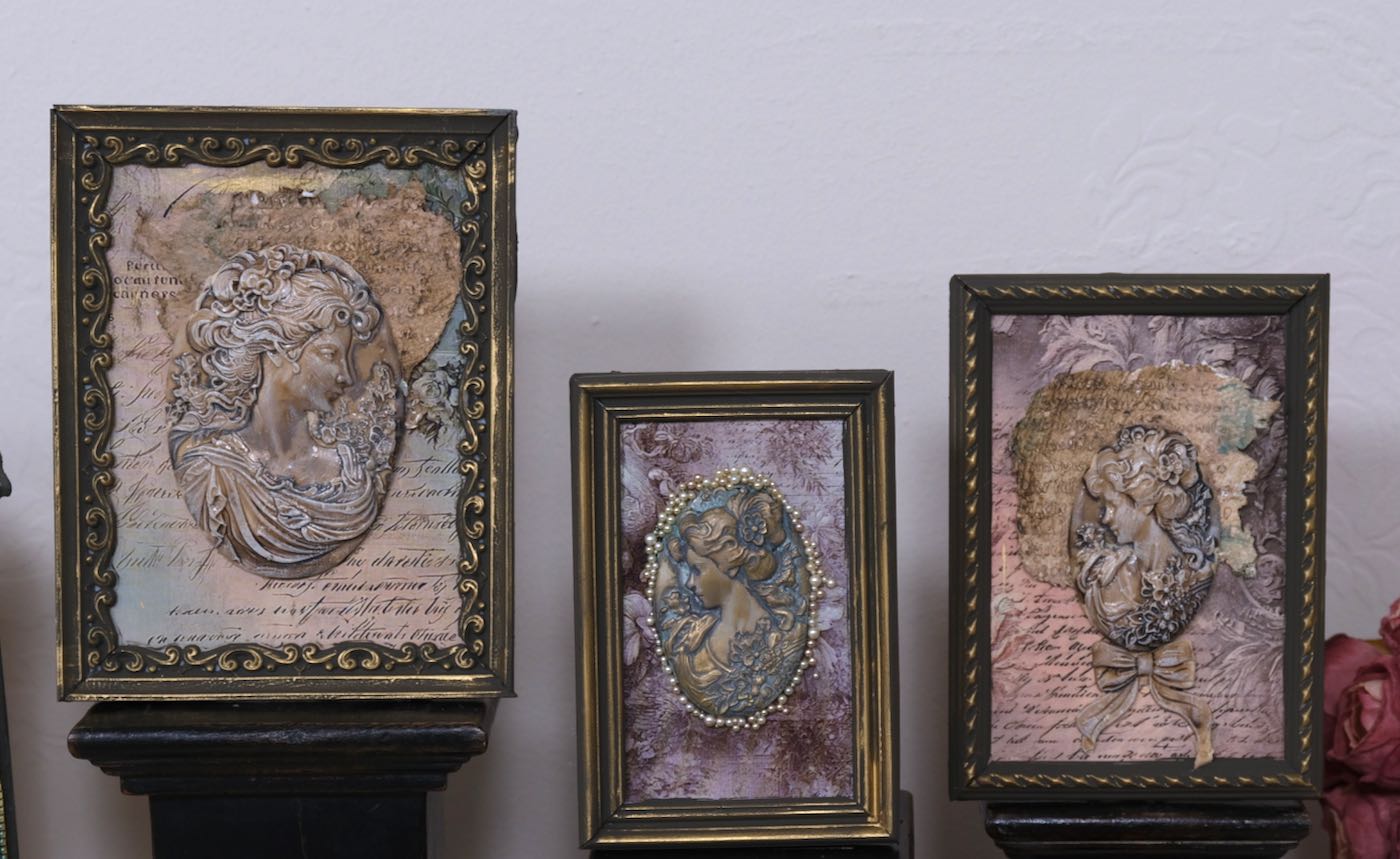 Cameo Decor Silicone Mould LaBlanche 8x5 Limited Edition