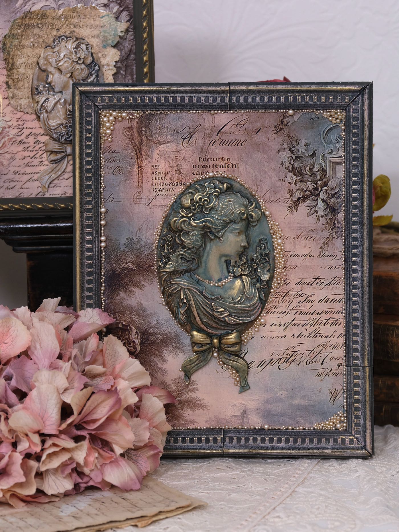 Cameo Decor Silicone Mould LaBlanche 8x5 Limited Edition