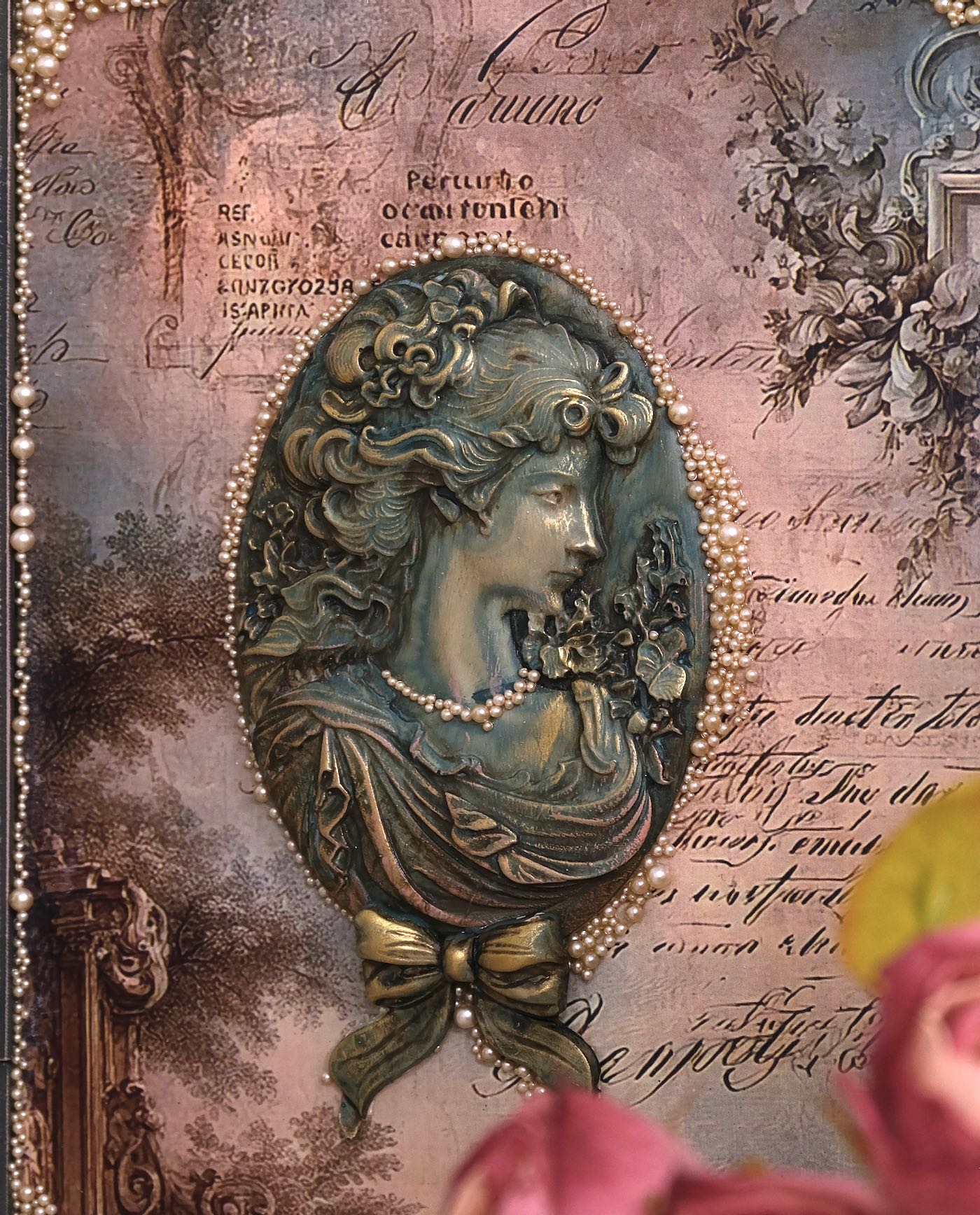 Cameo Decor Silicone Mould LaBlanche 8x5 Limited Edition