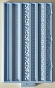 Borders Decor Silicone Mould LaBlanche 8x5 Limited Edition