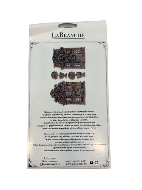 Baroque Houses  Decor Silicone Mould LaBlanche 8x5 Limited Edition
