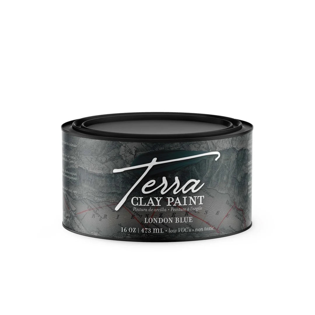 London Blue | Terra Clay Paint | CLEARANCE NOT RESTOCKING | Dixie Belle Paint Company | 16oz