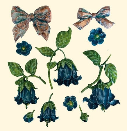 Blue Bells | Décor Moulds | LaBlanche | 8" x 5" | Limited Edition