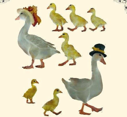 Family Of Geese | Décor Moulds | LaBlanche | 8" x 5" | Limited Edition