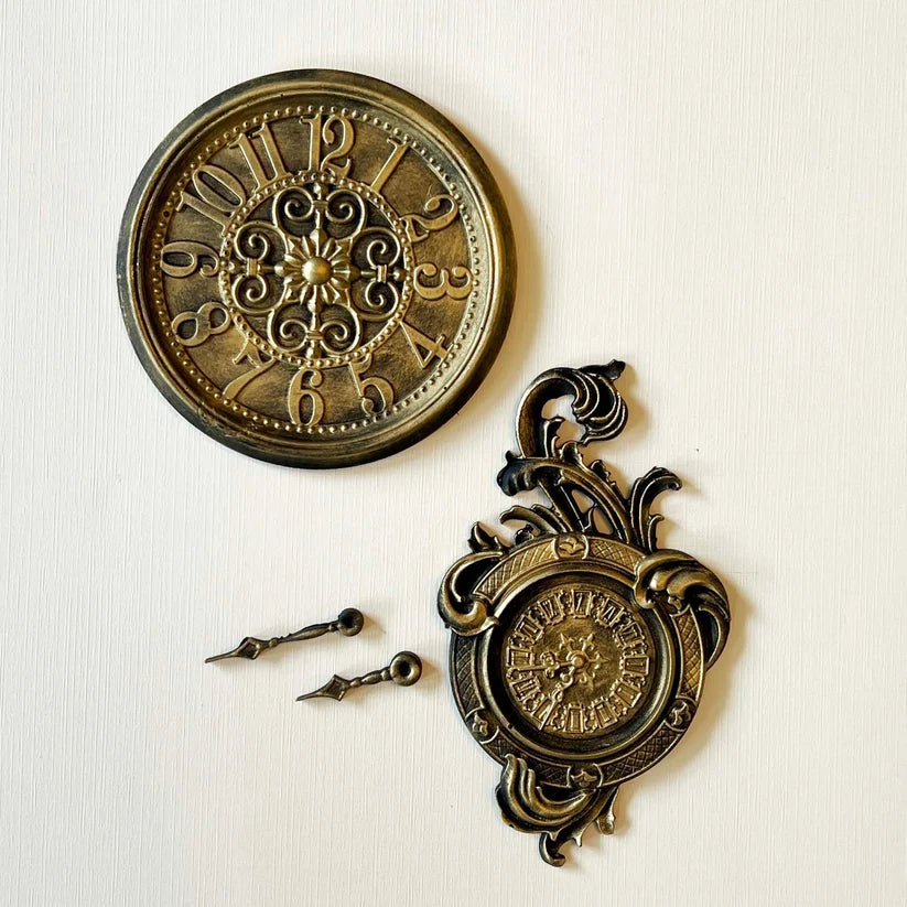 Rococo Clock Decor Silicone Mould LaBlanche 8x5 Limited Edition