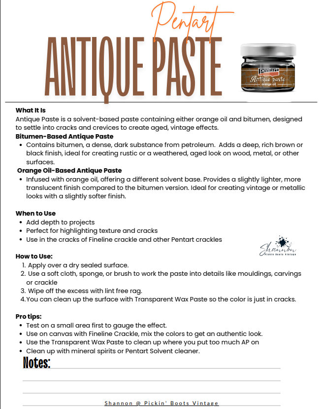 Umber | Antique Wax Paste | Mixed Media | 20ml