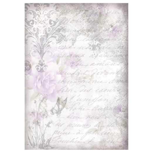 Gentle Dream Gentle Lilacs Iveta Ziendina Rice Paper Decoupage Queen A4 A3