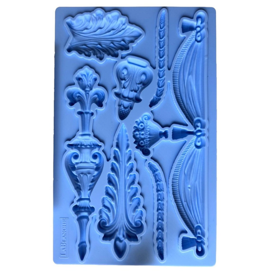 Ornaments Decor Silicone Mould LaBlanche 8x5 Limited Edition