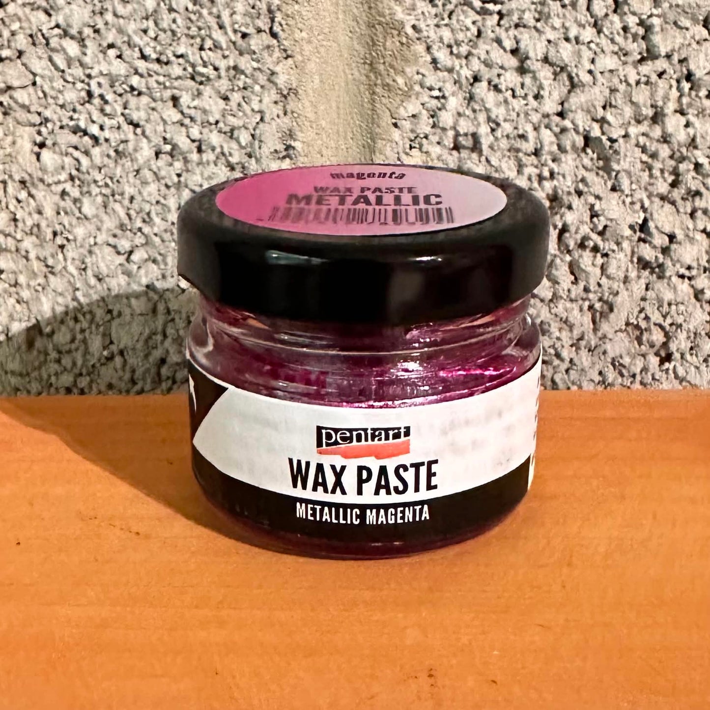 Magenta Metallic Wax Paste | Pentart wax Paste | 20ml