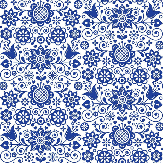 Rice Paper Decoupage | Rice Decoupage Paper | Ornate Blue Glass | Dixie Belle | 3 In Pack