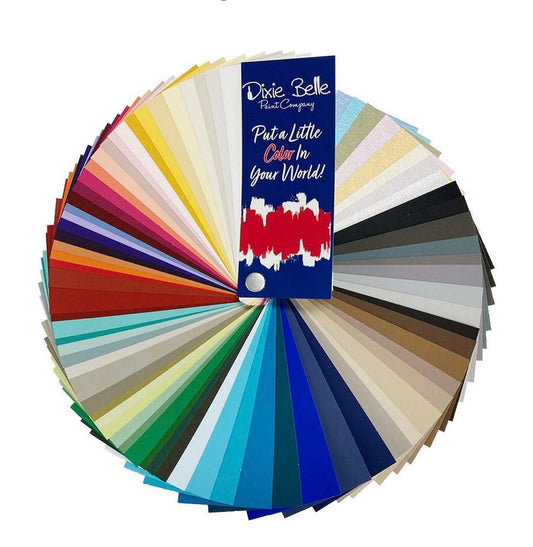 Fan Deck of Colors | Chalk Mineral Paint |  Dixie Belle Paint Company | Includes Cottage Collection Colors
