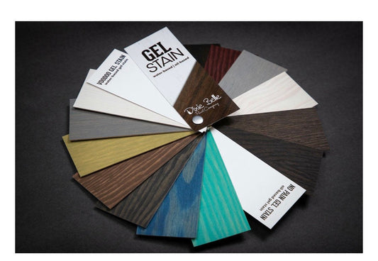 Fan Deck of Colors | Gel Stains Water and Oil Based | Dixie Belle Paint Company