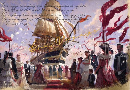 Bon Voyage | Decoupage | Hokus Pokus | Décor-Weave | 33.6" x 23.4"