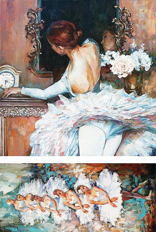 Prima Ballerina Decoupage | Décor-Weave Decouoage | Hokus Pokus | A1 31.5" x 23.6"