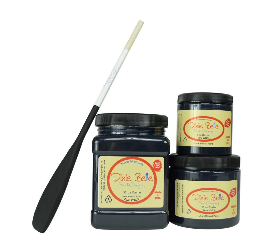 Caviar 16oz and 32oz | Chalk Mineral Paint | Dixie Belle Paint Company | 16oz and 32oz