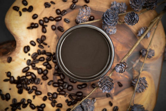 Coffee Bean 16oz and 32oz | Dixie Belle Chalk Mineral Paint | No VOC | Chalk Paint for Furniture | Water Based Paint | 16oz and 32oz