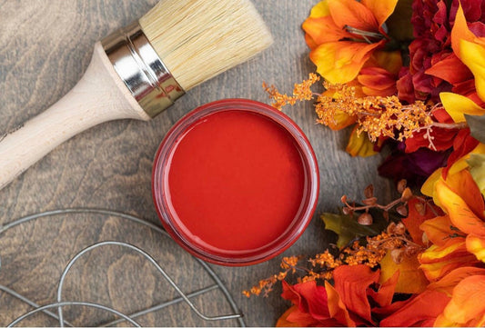 Barn Red 4oz and 8oz | Dixie Belle Chalk Mineral Paint | No VOC | Chalk Paint for Furniture | Water Based Paint | 4oz and 8oz