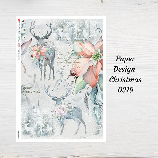 Christmas 0319 | Rice Paper Decoupage | Paper Designs | A4