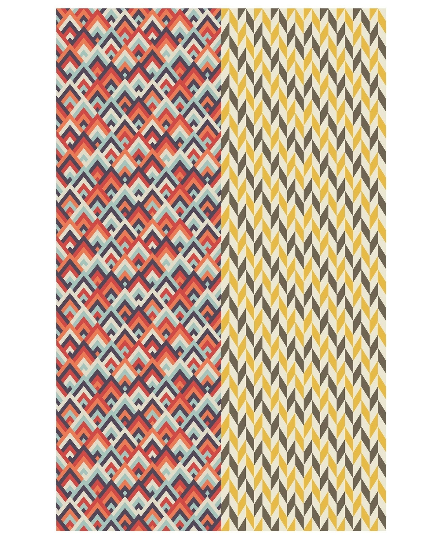 Retro Patterns | Rub On Transfer | Dixie Belle Paint | 24 x 38