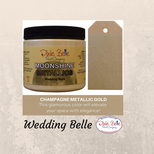 Wedding Belle 4oz  | Moonshine Metallics Paint | Dixie Belle Paint Company | 4oz