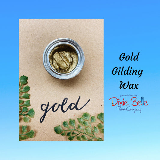 Gold | Gilding Wax | Dixie Belle Paint Company