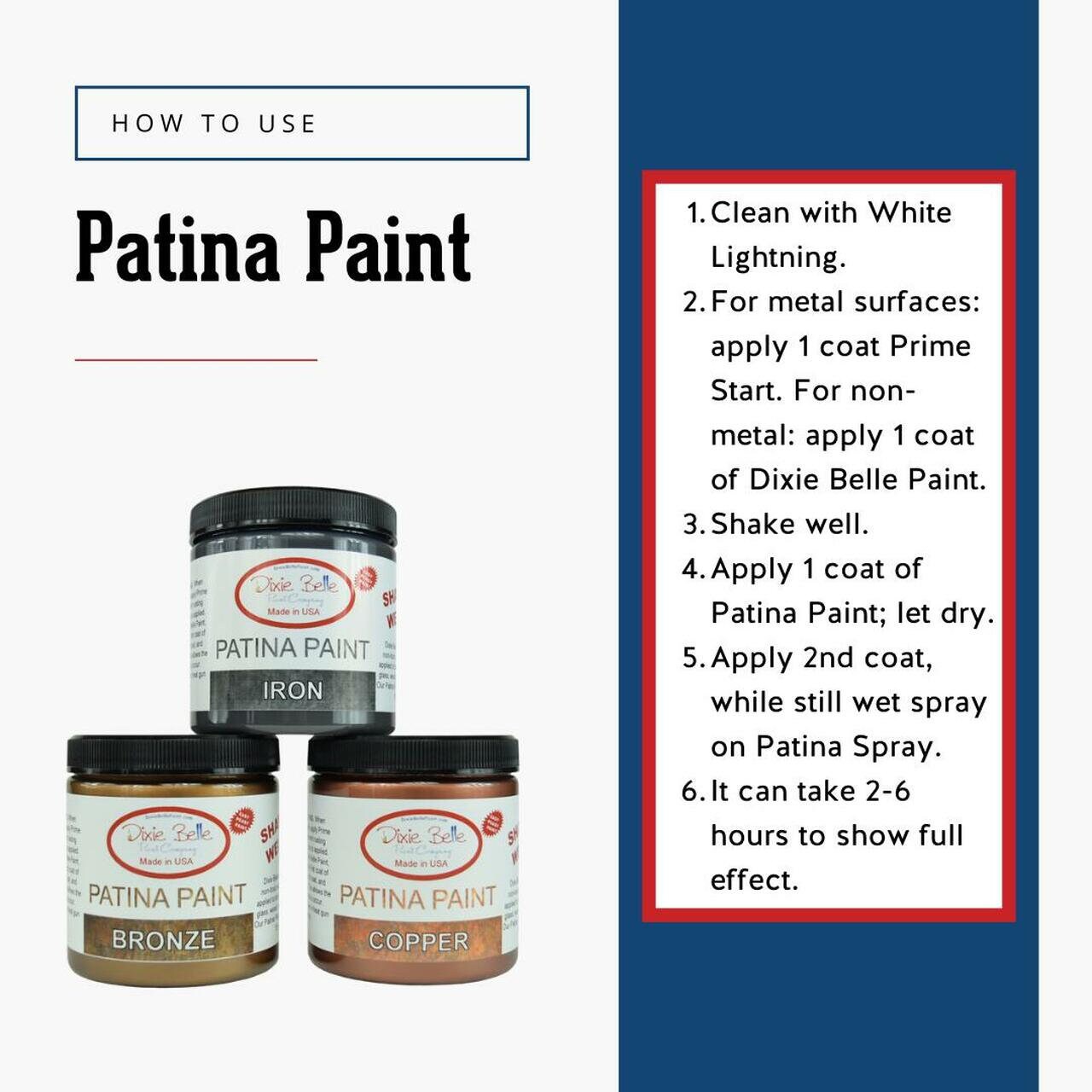 Dixie Belle Paint Company | Patina Paint | 3 Colors