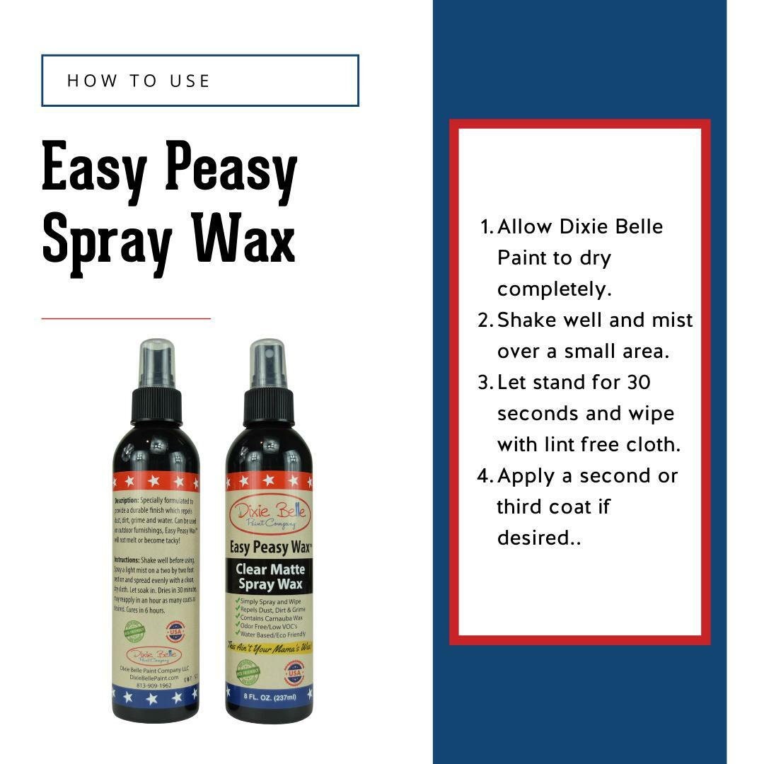 Easy Peasy Spray Wax | Dixie Belle Paint | 8oz