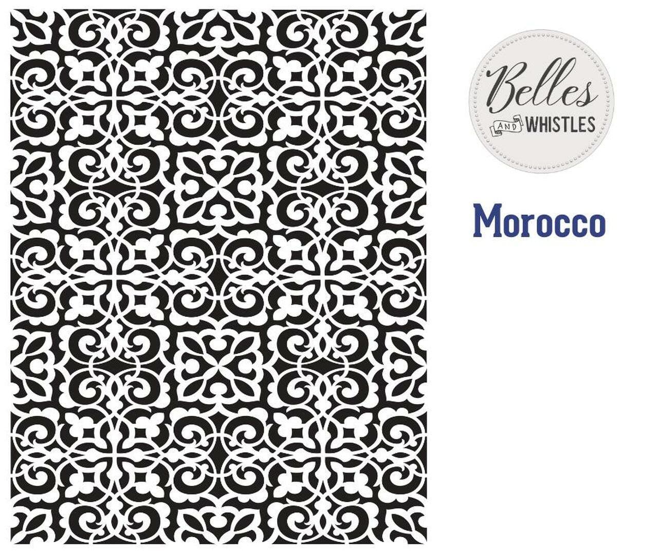Morocco Mylar Stencil | Dixie Belle Paint | Belles and Whistles | 10mil