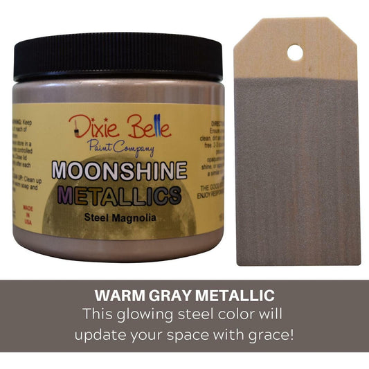 Steel Magnolia 4oz  | Moonshine Metallics Paint | Dixie Belle Paint Company | 4oz