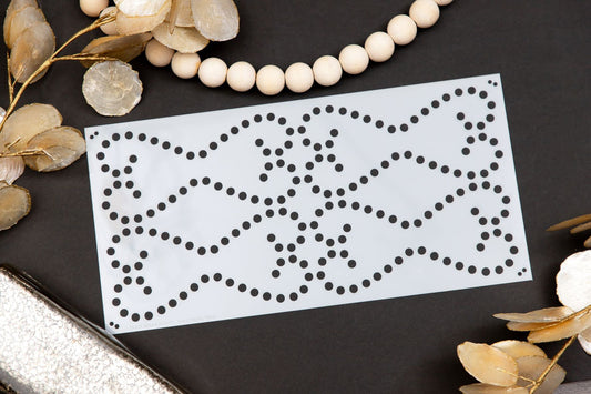 Nailhead | Mylar Stencil | Dixie Belle Paint | Belles and Whistles | 10mil