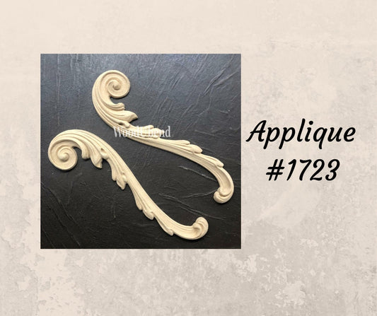 Applique #1723 | WoodUBend | Dixie Belle Exclusive | Set of 2