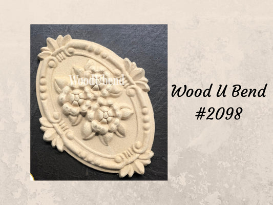 Floral Applique #2098 |  Wood U Bend | Dixie Belle Exclusive | 2 Options