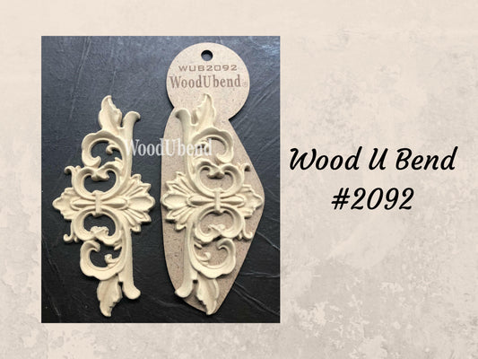 WoodUBend | Applique #2092 | Dixie Belle Exclusive | Set of 2