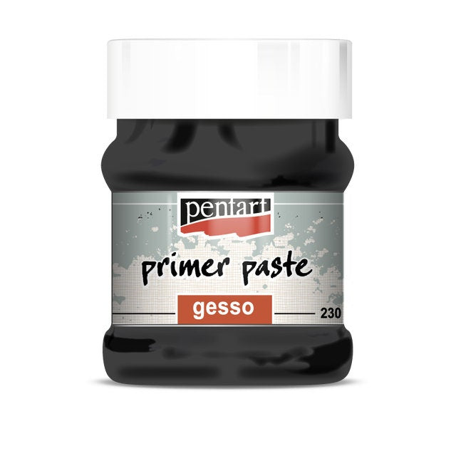 Heavy Gesso | Primer Paste | Pentart | Black | 230ml