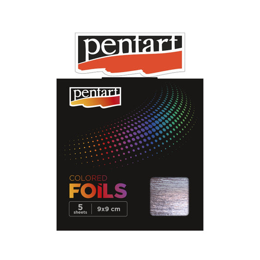 Light Purple | Colored Foils Sheets | Pentart | 3.54" x 3.54" | 5 Sheets