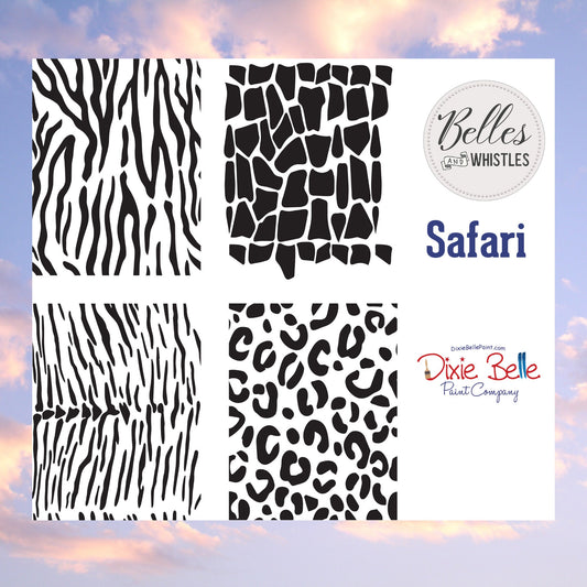 Safari | Stencils | Belles and Whistles | 10mil