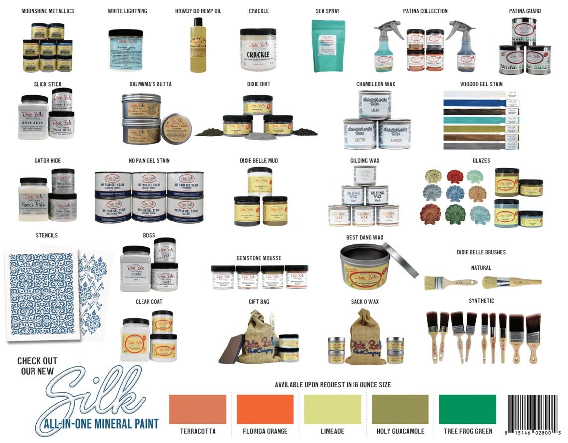 Chalk Mineral Paint | All Colors | Dixie Belle Paint Company | 4oz