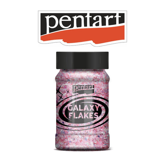 Eris Pink | Foil Flakes | Pentart Galaxy Flakes | Mixed Media | 1g