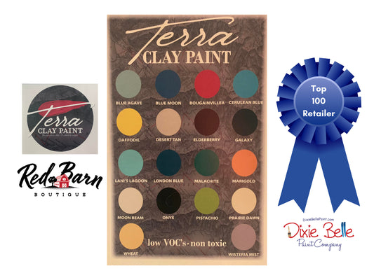 Terra Clay Paint | Dixie Belle Paint | 18 Colors | 4oz