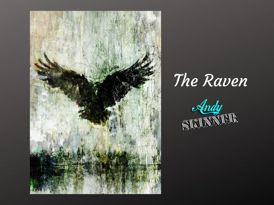 The Raven Returns | Rice Paper Decoupage | Andy Skinner Decoupage Queen | A2 & A1