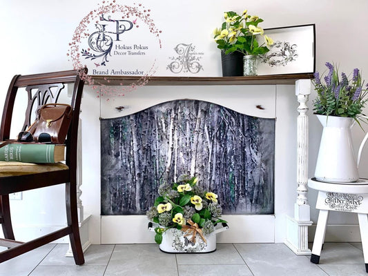 Woodlands Decoupage | Hokus Pokus | Décor-Weave Decouoage | A1 - 35" x 23.4"