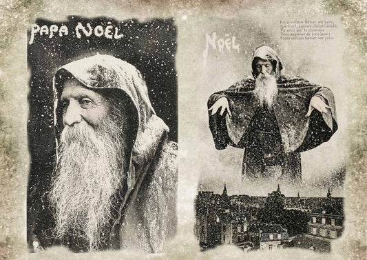 Papa Noel | Rice Paper Decoupage | Calambour | A4 8.3" x 11.7"